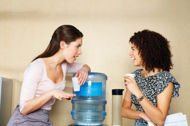 social interactions at water cooler