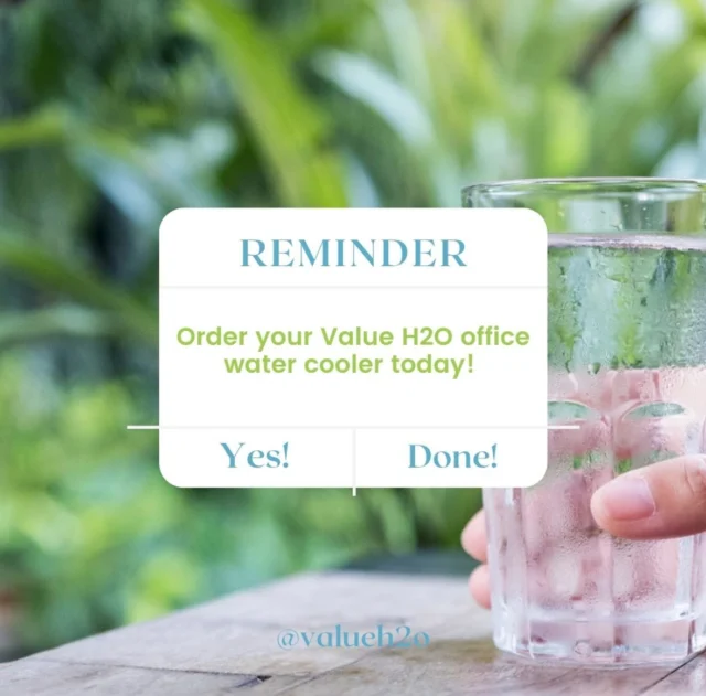 🌊 Stay Hydrated, Stay Productive with Value H2O! 🌊

Are you ready to boost productivity and promote wellness in your office? Look no further than Value H2O, your go-to solution for premium office water coolers. 💧

✅ Pure & Refreshing Water: Our water coolers provide crisp, clean water that keeps your team refreshed all day long.
✅ Eco-Friendly: Reduce plastic waste with our sustainable water solutions.
✅ Hassle-Free Maintenance: We take care of everything – from installation to regular maintenance.
✅ Affordable Plans: High-quality hydration at a price that fits your budget.

Join the countless businesses that trust Value H2O for their hydration needs. Your team deserves the best, and we deliver just that! 🌟