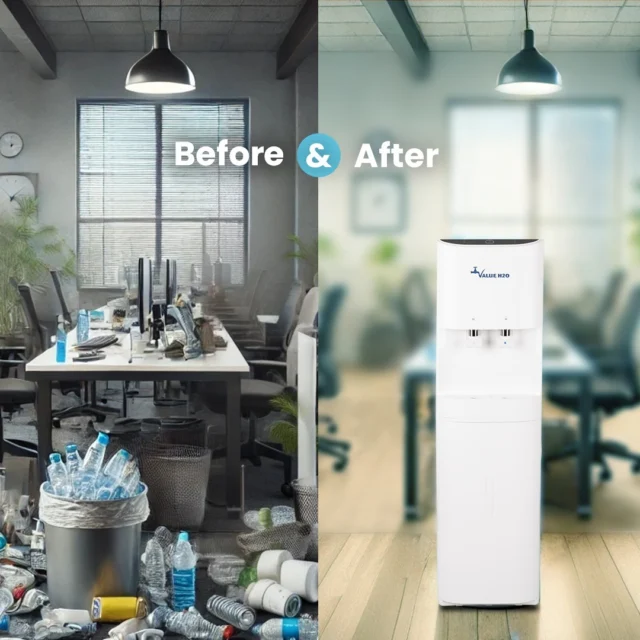 Small changes, big impact! 💧 Switch to our water coolers and say goodbye to plastic waste. Let’s make our offices greener together.

#Sustainability #PlasticFree